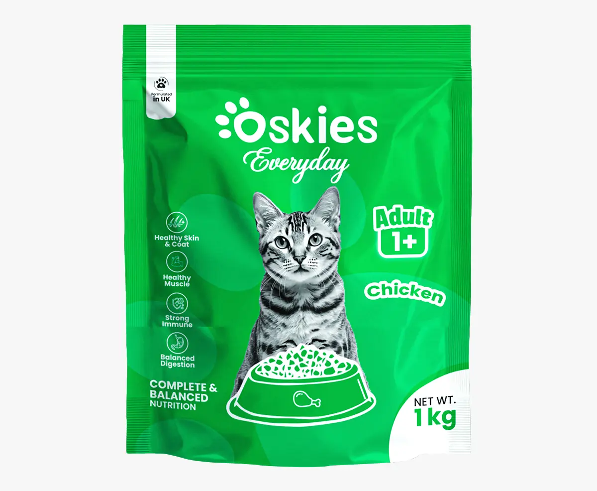 Oskies cat food 1kg