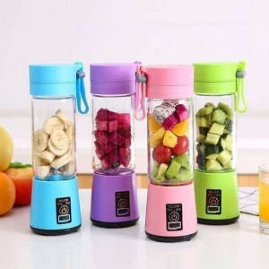 Portable USB Rechargeable Mini Blender – Fresh Juice Maker (380ml)