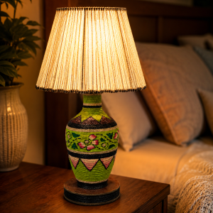 Handcrafted Beadwork Table Lamp