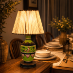 Handcrafted Beadwork Table Lamp