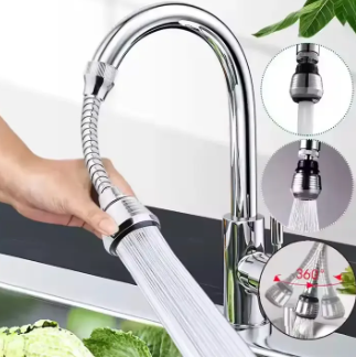 Rotate Faucet Extender Kitchen Faucet Extension Tubes